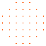 Circle orange element