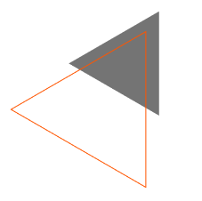 Triangle gray element